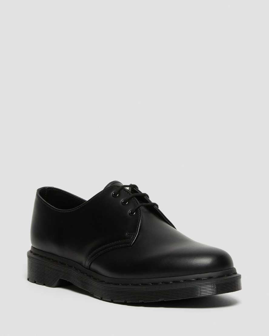 Dr. Martens 1461 Mono Smooth Lær Oxford Sko Dame Svart [9635OPXZY]